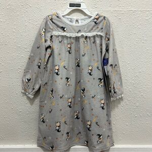 Laura Ashley Dog Halloween Print Grey Nightgown NWT 3T